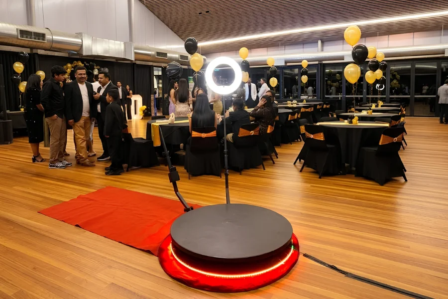 360 Photo Booth Venue Space: Will It Fit in Sydney?