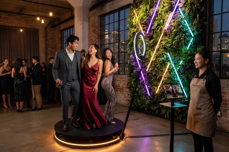 How Many Attendants Does a Large Sydney School Formal Need for Its 360 Photo Booth?