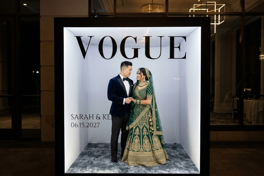 Magazine Photo Booth for Sydney Wedding Receptions
