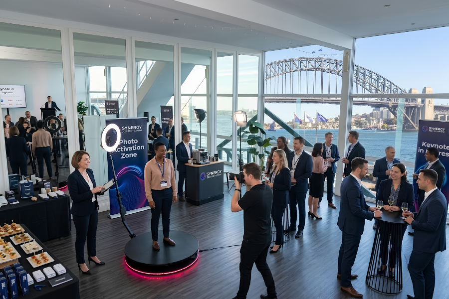 How to Brief a Corporate Photo Booth for Content in Sydney