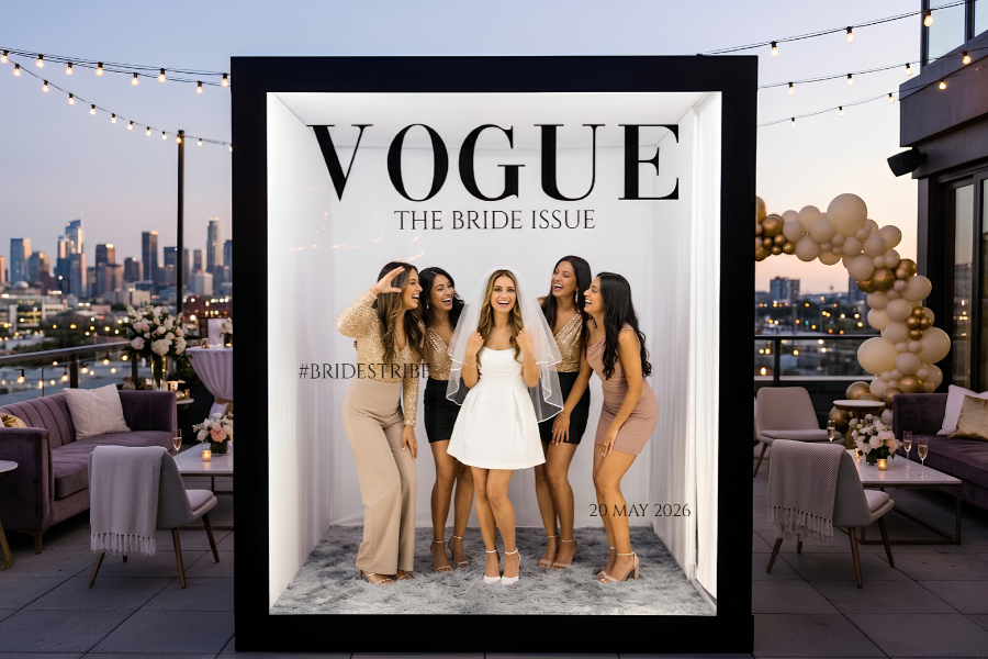 Magazine Cover Photo Booth for Sydney Hens Nights: Why Bridal Parties Are Booking the Vogue Set