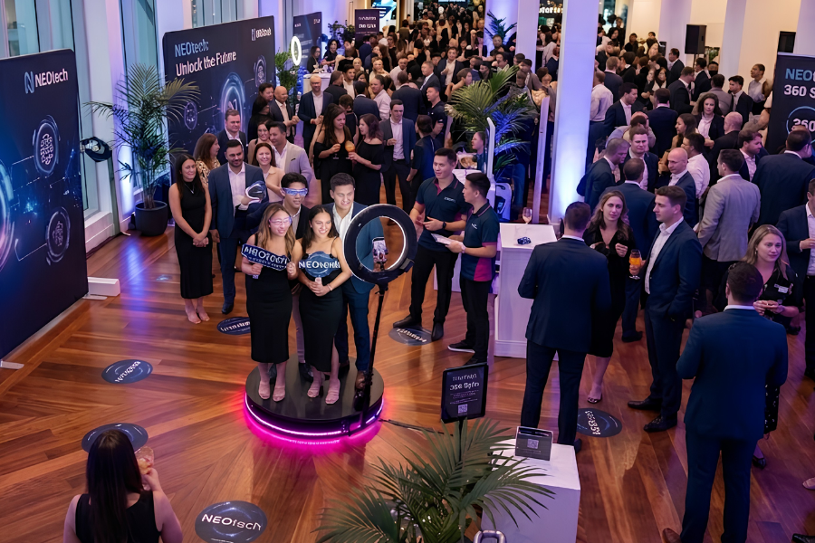 360 Photo Booth for a Sydney Product Launch: How to Maximise Social Reach on the Day