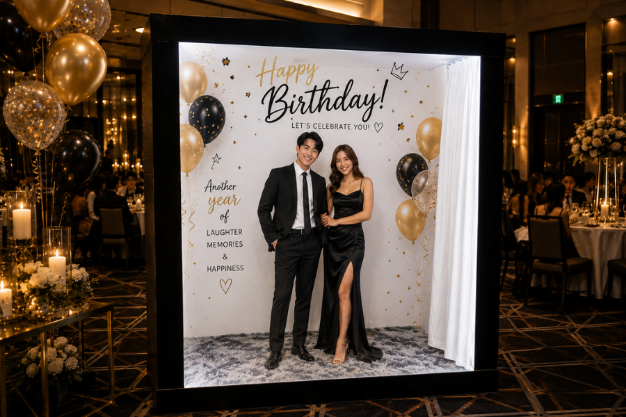 Magazine Photo Booth Hire for Sydney Milestone Birthdays: 30th, 40th and 50th Parties