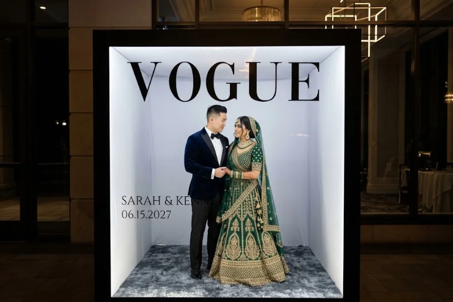 Magazine Photo Booth for Sydney Wedding Receptions